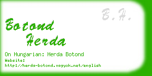 botond herda business card